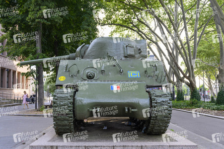 Der Sherman Panzer Cherbourg in Straßburg