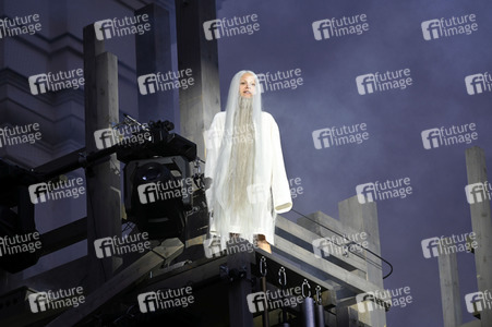 Theaterprobe 'Jedermann - Das Spiel vom Sterben des reichen Mannes' in Salzburg