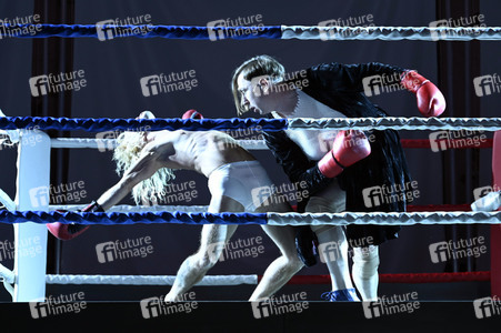 Theaterprobe 'Jedermann - Das Spiel vom Sterben des reichen Mannes' in Salzburg