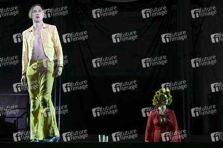 Theaterprobe 'Jedermann - Das Spiel vom Sterben des reichen Mannes' in Salzburg