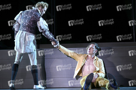 Theaterprobe 'Jedermann - Das Spiel vom Sterben des reichen Mannes' in Salzburg