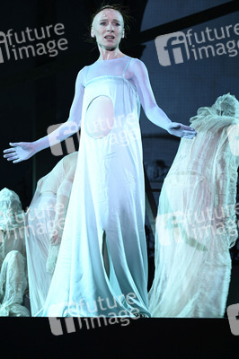 Theaterprobe 'Jedermann - Das Spiel vom Sterben des reichen Mannes' in Salzburg