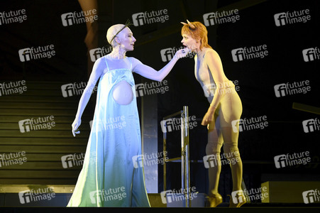 Theaterprobe 'Jedermann - Das Spiel vom Sterben des reichen Mannes' in Salzburg