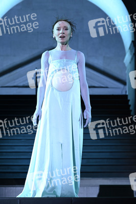 Theaterprobe 'Jedermann - Das Spiel vom Sterben des reichen Mannes' in Salzburg