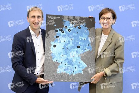 Bundespressekonferenz Vorstellung des Wasserstoffatlas Deutschland in Berlin