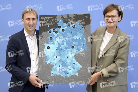 Bundespressekonferenz Vorstellung des Wasserstoffatlas Deutschland in Berlin