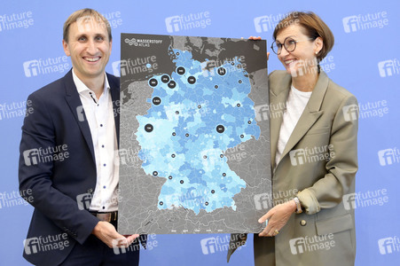 Bundespressekonferenz Vorstellung des Wasserstoffatlas Deutschland in Berlin