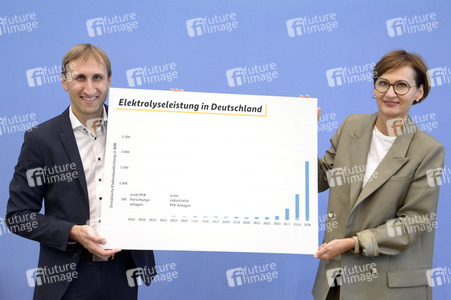 Bundespressekonferenz Vorstellung des Wasserstoffatlas Deutschland in Berlin