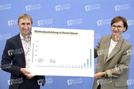 Bundespressekonferenz Vorstellung des Wasserstoffatlas Deutschland in Berlin