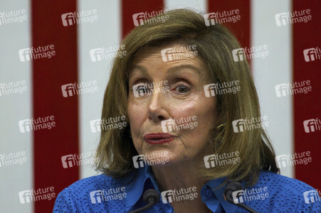 Pressekonferenz mit Nancy Pelosi in Tokio