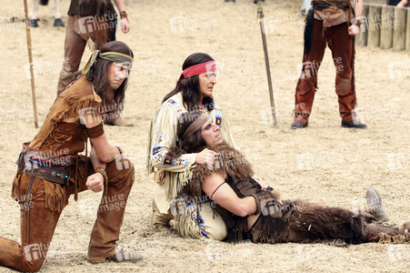 Aufführung von 'Der Ölprinz' bei den Karl-May-Festspielen 2022 in Bad Segeberg