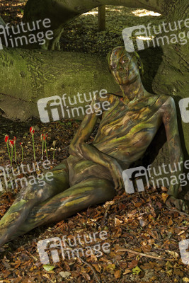 NATURE ART: Buchen / Beeches Bodypainting