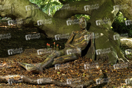 NATURE ART: Buchen / Beeches Bodypainting