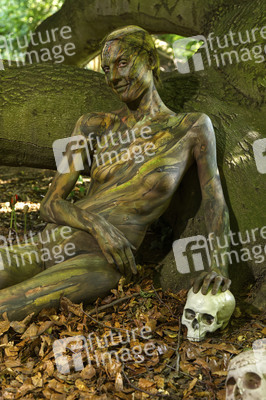 NATURE ART: Buchen / Beeches Bodypainting