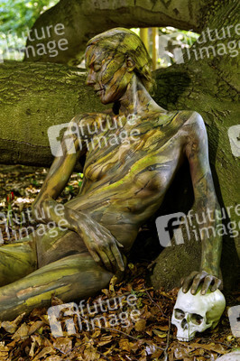 NATURE ART: Buchen / Beeches Bodypainting
