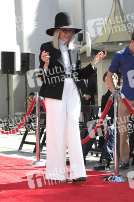 Hand and Footprint Ceremony mit Diane Keaton in Los Angeles