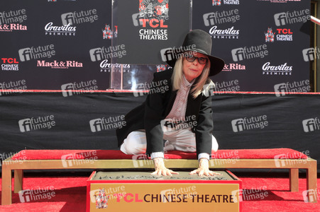 Hand and Footprint Ceremony mit Diane Keaton in Los Angeles