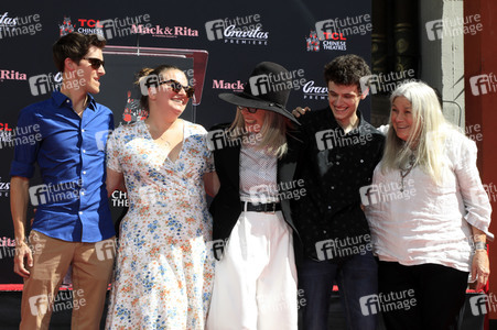 Hand and Footprint Ceremony mit Diane Keaton in Los Angeles