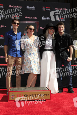 Hand and Footprint Ceremony mit Diane Keaton in Los Angeles