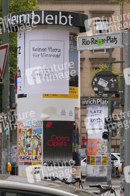 Der Rio-Reiser-Platz in Berlin