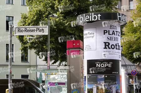 Der Rio-Reiser-Platz in Berlin