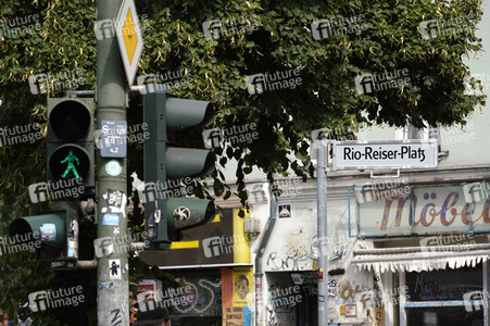 Der Rio-Reiser-Platz in Berlin