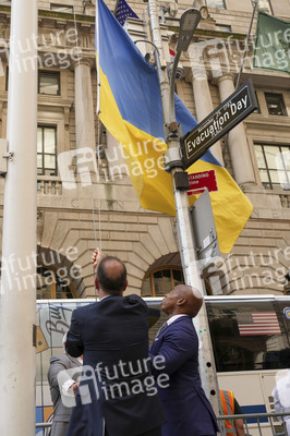 Flaggenzeremonie der Ukraine in New York