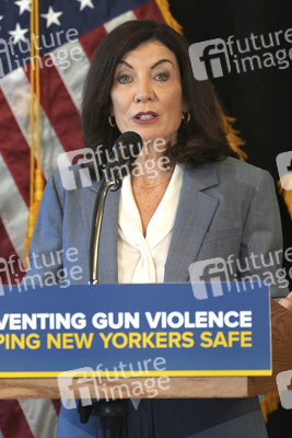 Pressekonferenz zur Bekämpfung von Waffengewalt in New York