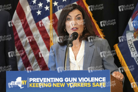 Pressekonferenz zur Bekämpfung von Waffengewalt in New York