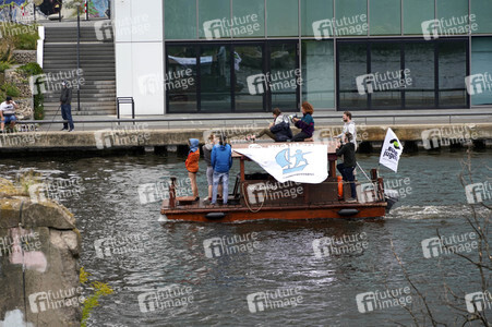 Climate and Boat Demo 2022 in Berlin