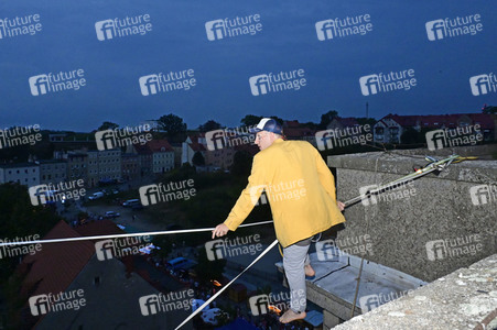 Hochseilshow von Ruben Langer in Görlitz