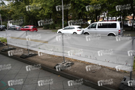 Teststrecke der Radbahn unter der U1 in Berlin