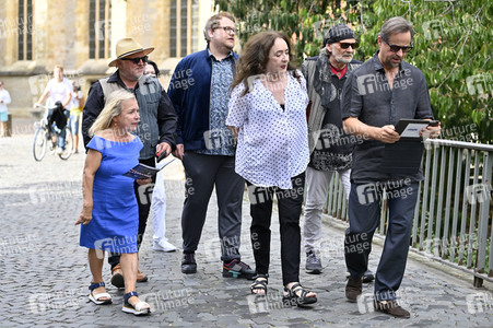 Presserundgang 'Spurensuche Tatort Münster' in Münster