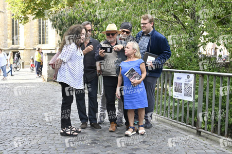 Presserundgang 'Spurensuche Tatort Münster' in Münster