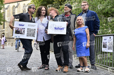 Presserundgang 'Spurensuche Tatort Münster' in Münster