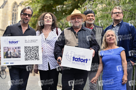 Presserundgang 'Spurensuche Tatort Münster' in Münster