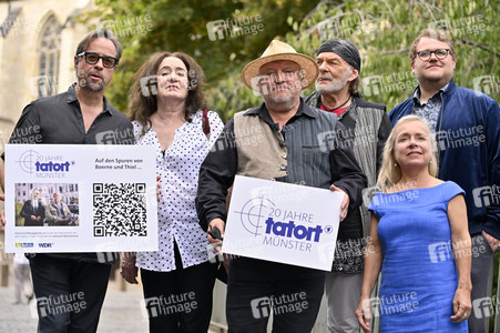 Presserundgang 'Spurensuche Tatort Münster' in Münster