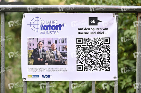 Presserundgang 'Spurensuche Tatort Münster' in Münster