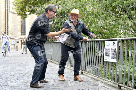 Presserundgang 'Spurensuche Tatort Münster' in Münster