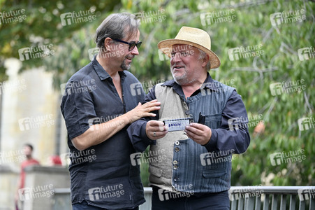 Presserundgang 'Spurensuche Tatort Münster' in Münster