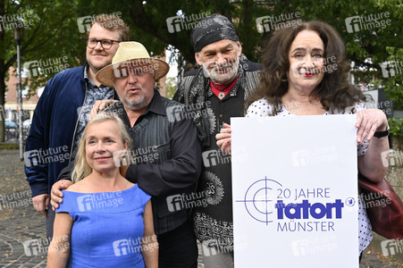 Presserundgang 'Spurensuche Tatort Münster' in Münster