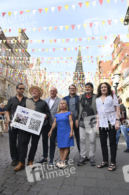 Presserundgang 'Spurensuche Tatort Münster' in Münster