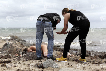 NATURE ART: Ostseestrand / Baltic Sea Beach Bodypainting