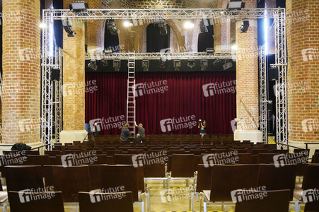 Theaterprobe 'Gottes Lebenslauf' in Dessau