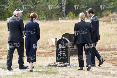 Isaac Herzog und Frank-Walter Steinmeier besuchen die Gedenkstätte Bergen-Belsen