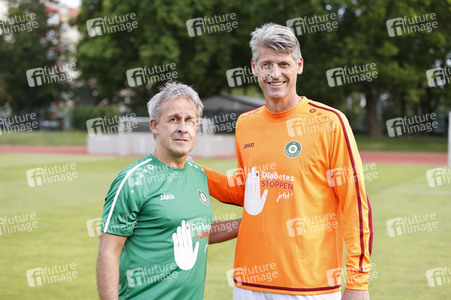 Fußballspiel FC Bundestag vs. FC Diabetologie in Berlin
