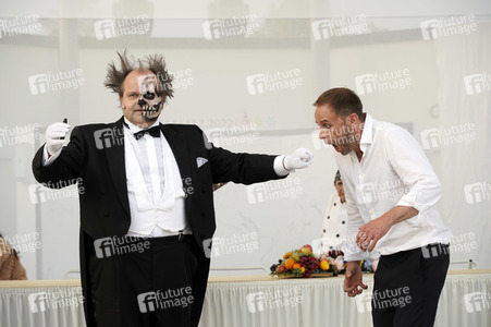 Theaterprobe 'Jedermann' in Beelitz