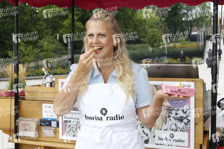 Pressetermin mit Barbara Schöneberger in Hamburg