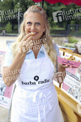 Pressetermin mit Barbara Schöneberger in Hamburg