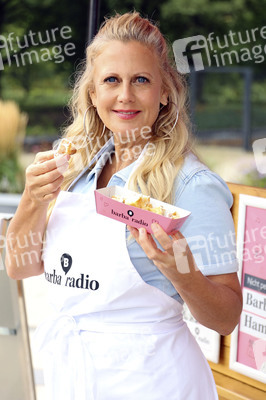Pressetermin mit Barbara Schöneberger in Hamburg